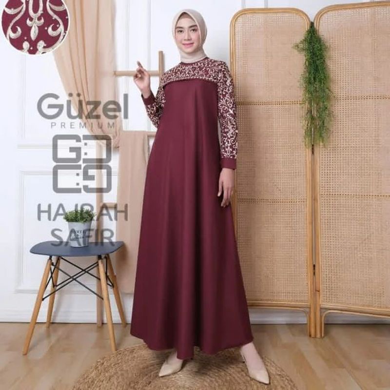 Gamis Hajrah Safir - Gamis Guzel Premium - Gamis Toyobo Original