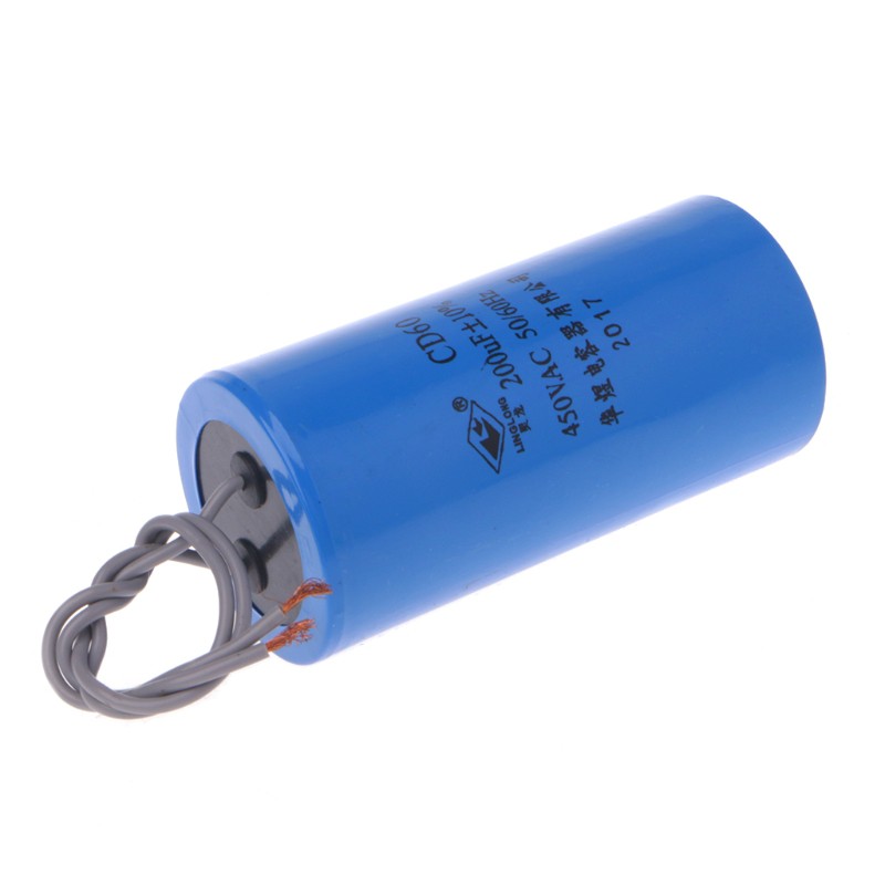 CRE ★ 250-450V AC 200uF Appliance Motor Start Run Capacitor CD60 High Quality