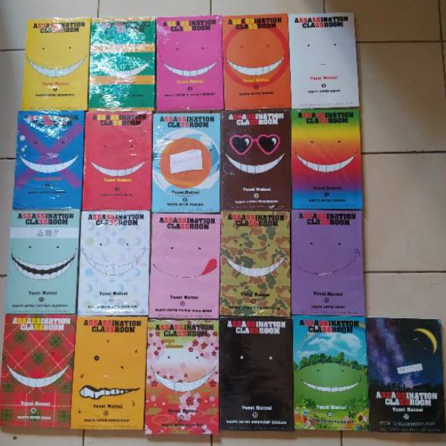 KOMIK SERI : ASSASSINATION CLASSROOM 1- 21(JUAL 1 SET, minus no 20)