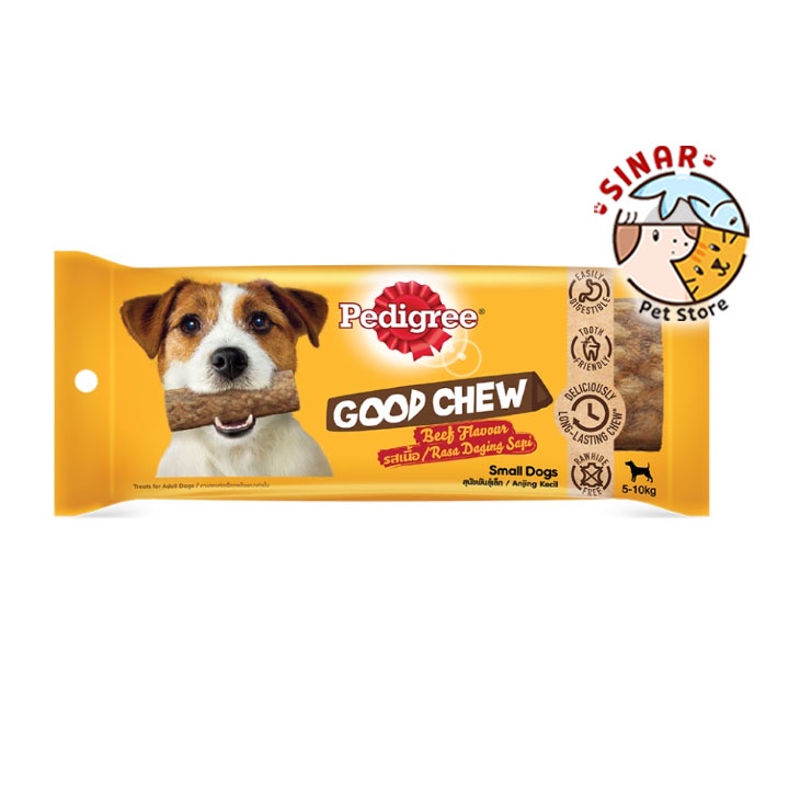 Pedigree Good Chew Small 53GR Beef Dog Snack Anjing Gigit Cemilan