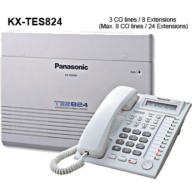 PABX Panasonic / Panasonic PABX KX-TES 824 ( 3 LINE 8 EXT ) IT COM.