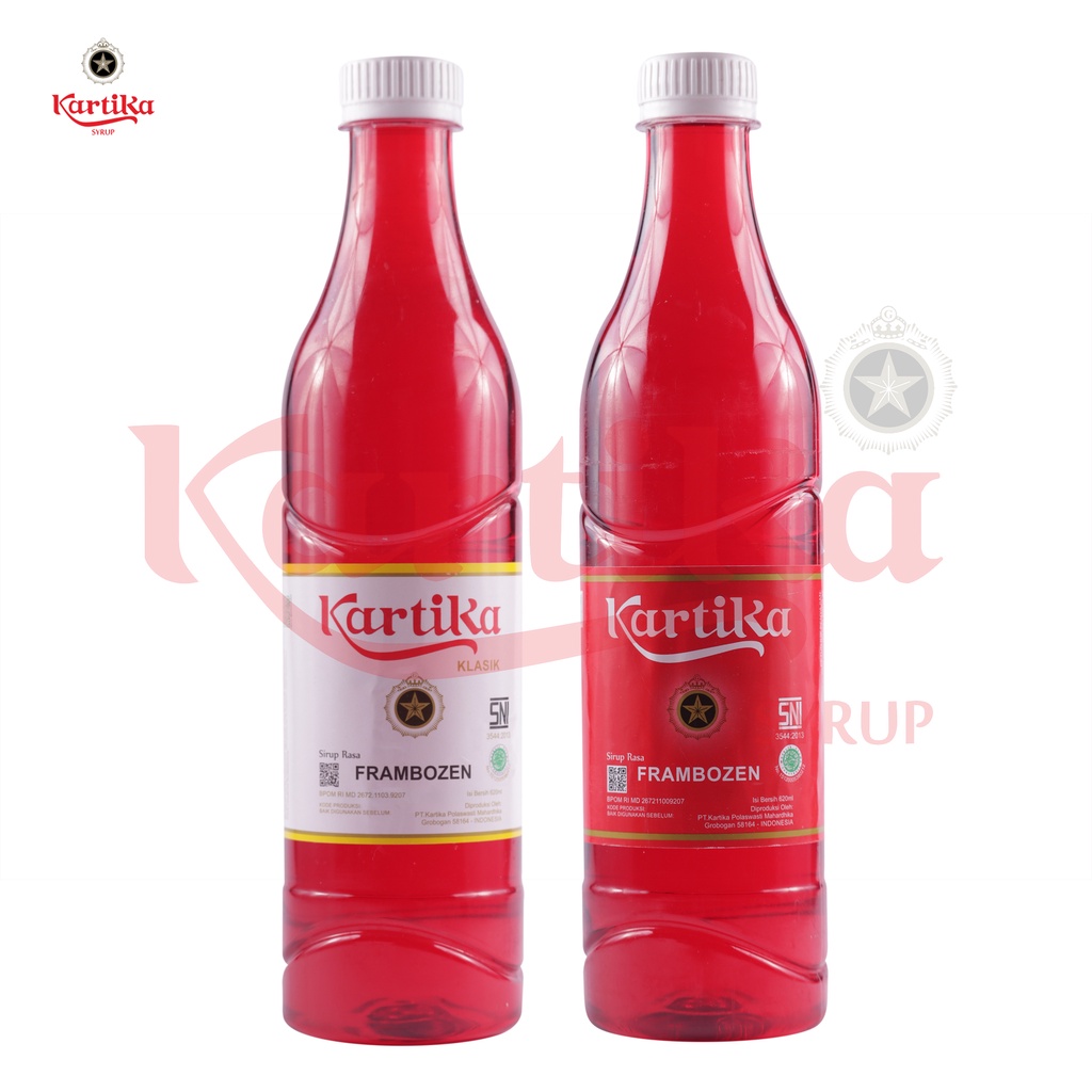 

KARTIKA Sirup Frambozen 620 ml & Klasik Frambozen 620 ml