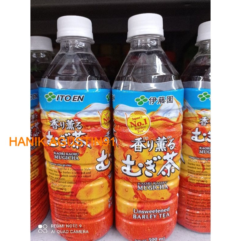 

ITO EN Barley Tea Unsweetened Teh Jelai Jepang 500ml No Sugar