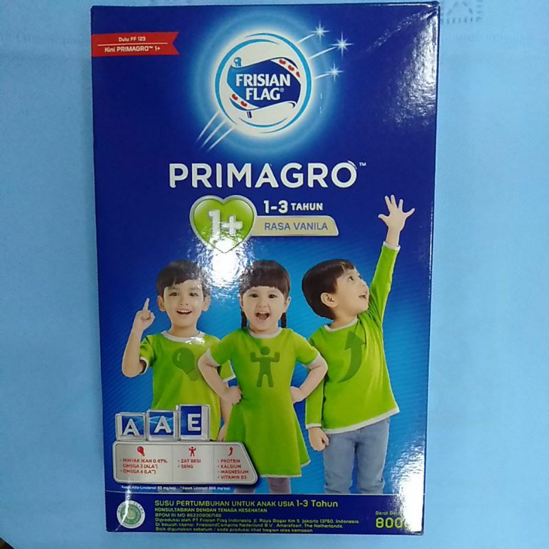 Frisian Flag Primagro 1+ 750gr Madu/Vanilla/Coklat