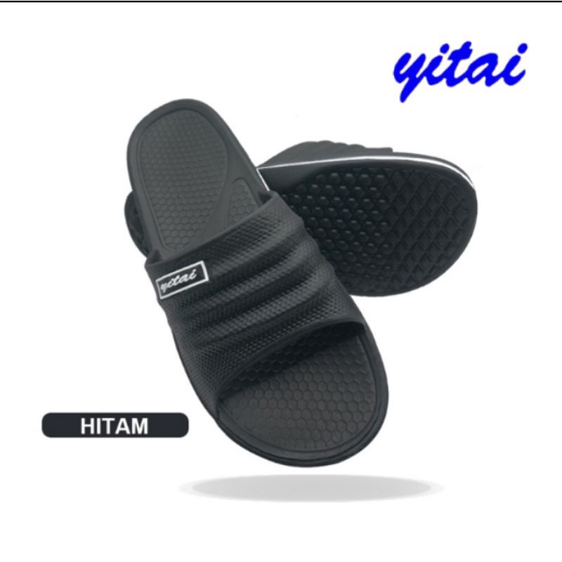 sandal slop yitai , remaja , dewasa , pria , no : 35/ 36/37/38/39/40/41/42/43/44 ada 4 warna , navy blue , biru , coklat , hitam