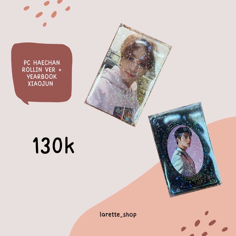 [OFFICIAL] Photocard Haechan Rollin Ver + Yearbook Xiaojun