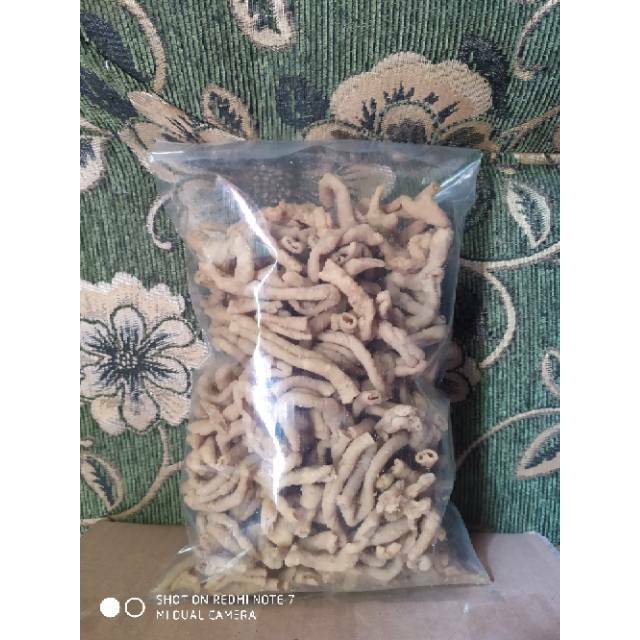 

Keripik Usus Ayam Tepung SUPER Kripik Renyah Gurih 1kg 1000gr Kripsus