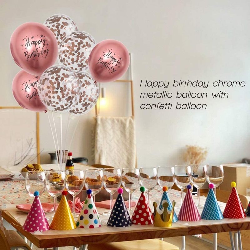 1pc Balon Latex Metalik Chrome 12 Inch Untuk Dekorasi Pesta Ulang Tahun