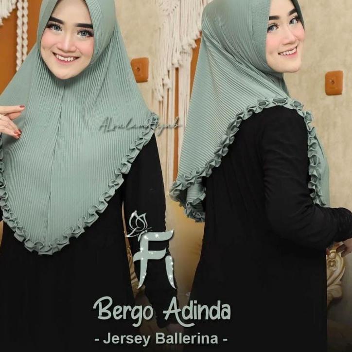 [PRODUK AQCGZ] JILBAB BERGO PLISKET GOTIK ORI BY Fihijab D8S