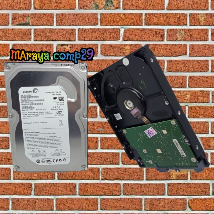 Bagus Hardisk 160Gb Seagate Slim-Hardisk Internal Hdd Sata Terlaris