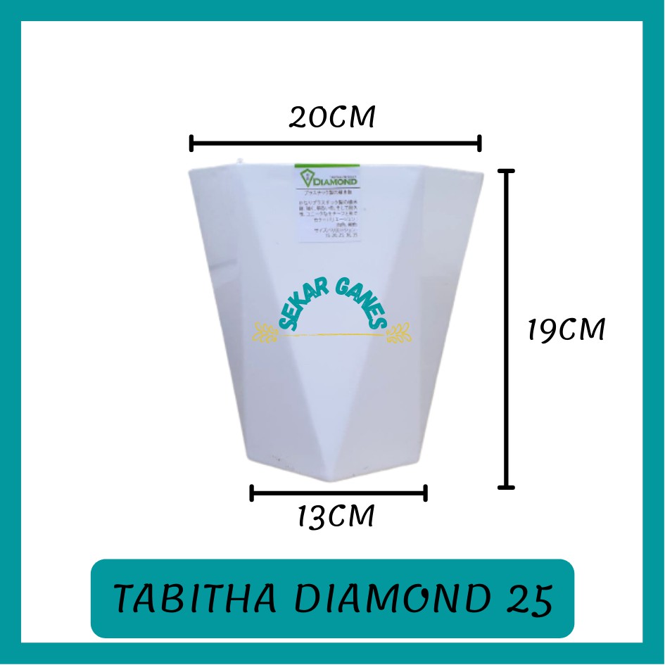 Pot Tabitha Diamond 25