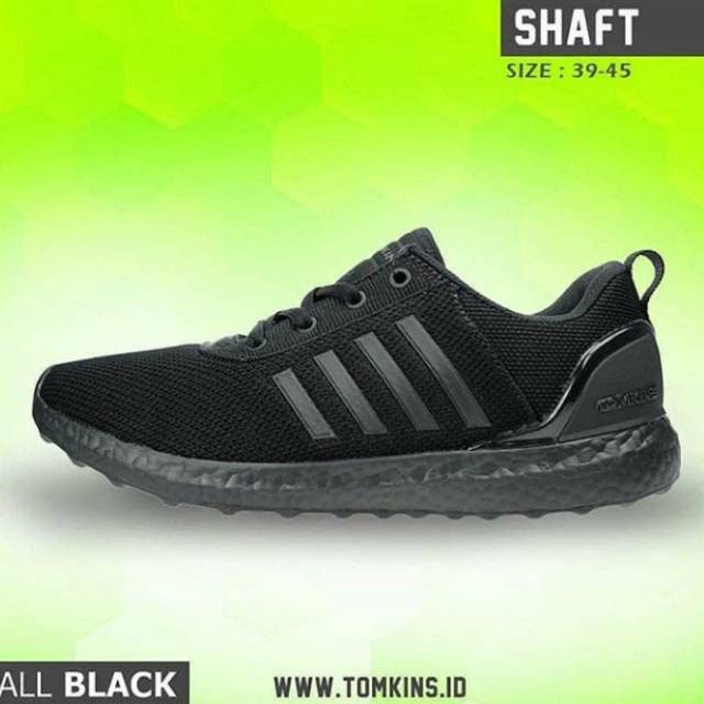 Sepatu tomkins pria shaft black