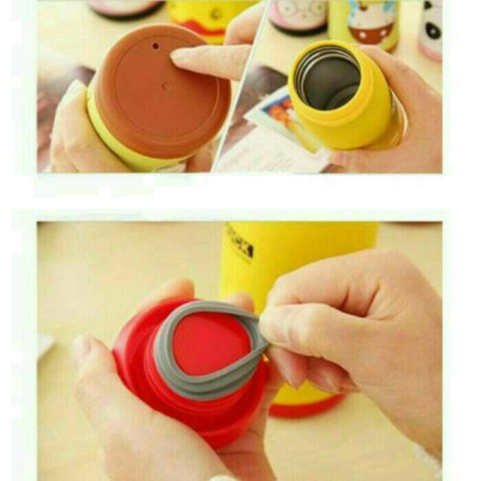 TUMBLER THERMOS IMUT KARAKTER ANIMAL STAINLESS