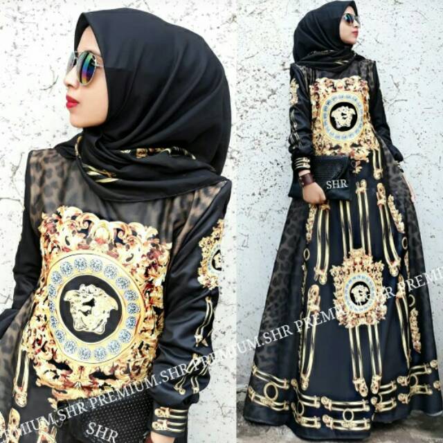 Gamis ori syahira plus hijab