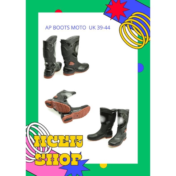 sepatu boots Ap boots moto