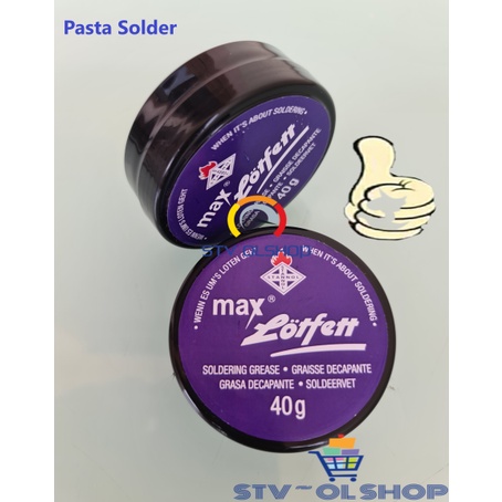 Pasta Solder / Lotfett Max 40 gram / Flux Solder