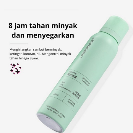 DB Dry Shampoo Semprotan Rambut Kering Untuk Mengembangkan Rambut Minyak Rambut Kontrol Rambut Berminyak Vitamin Rambut