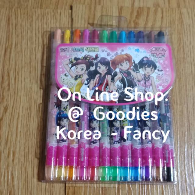 

Crayon Puter 12 Warna Girls Ori KOREA Ready Stock