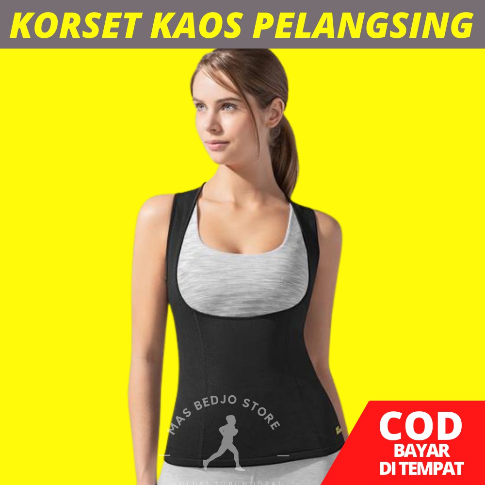 KORSET DIET PELANGSING PENGECIL PERUT WANITA DAN PRIA HOT SHAPERS BAJU SENAM HG03