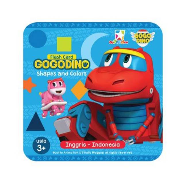 

NEWOpredo Flash Card Gogo Dino: Shape And Colors Lotta Animation