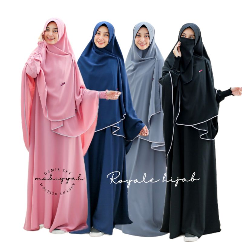 Makiyyah syari S-XL |gamis busui|ori royale