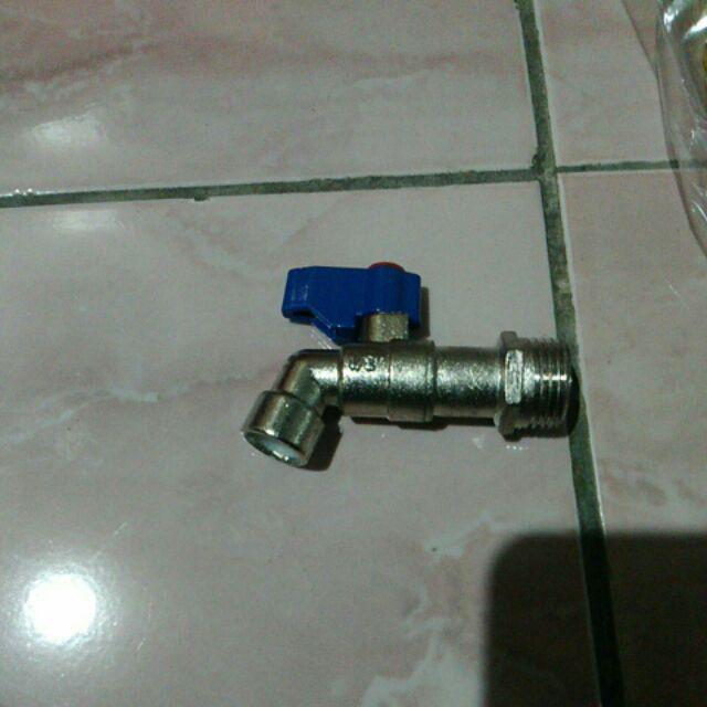 Kran Tembok Hpp Besi Model / Tiruan Onda Gagang Pendek Uk. 1/2 Dan 3/4 Murah