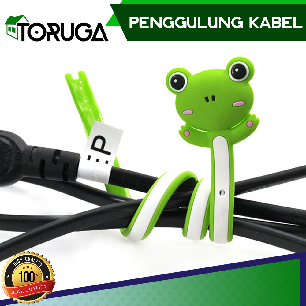 Penggulung Kabel Elastis / Cable Organizer Charger Earphone Headshet