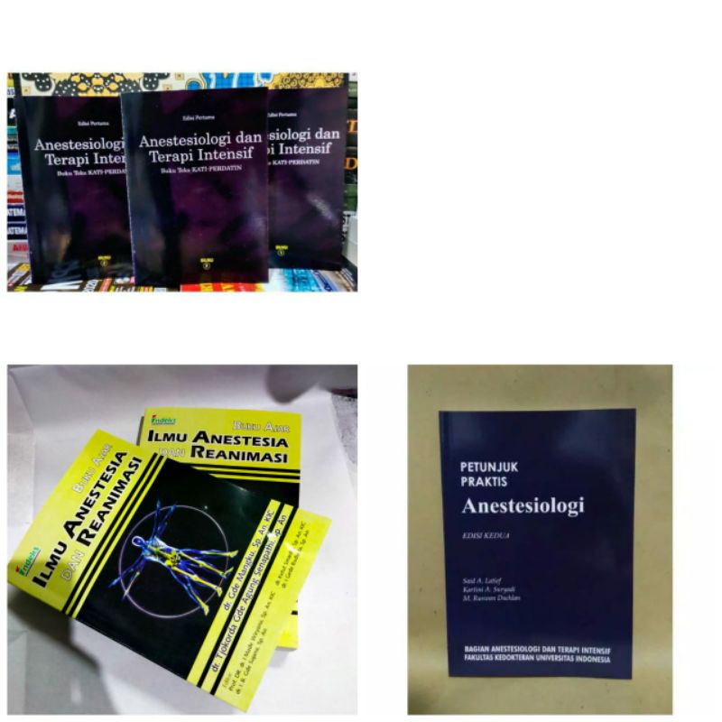 Jual Anestesiologi Dan Terapi Intensif, Buku Tesk Kati-Perdatin Jilid 1 ...