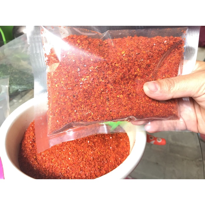 

ufd6021 Ichimi Togarashi 100Gram Cabe Bubuk Flakes Kering Asli Khas Jepang Fsfs201