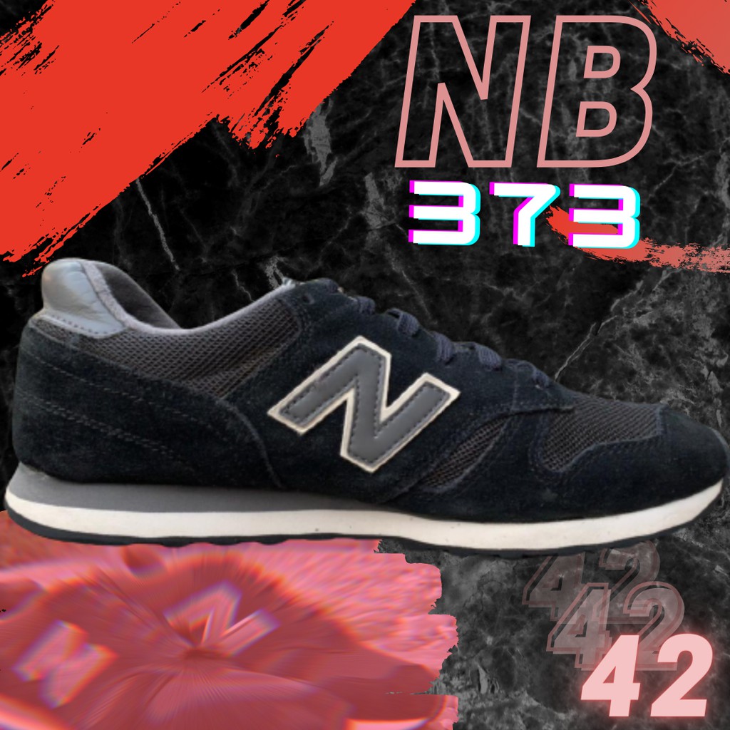 Thrift Sepatu Original | New Balance 373 Black
