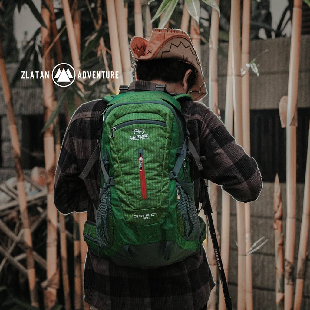 Tas Ransel / Daypack Co-trek District 40L Include Rain Cover Original Terlaris