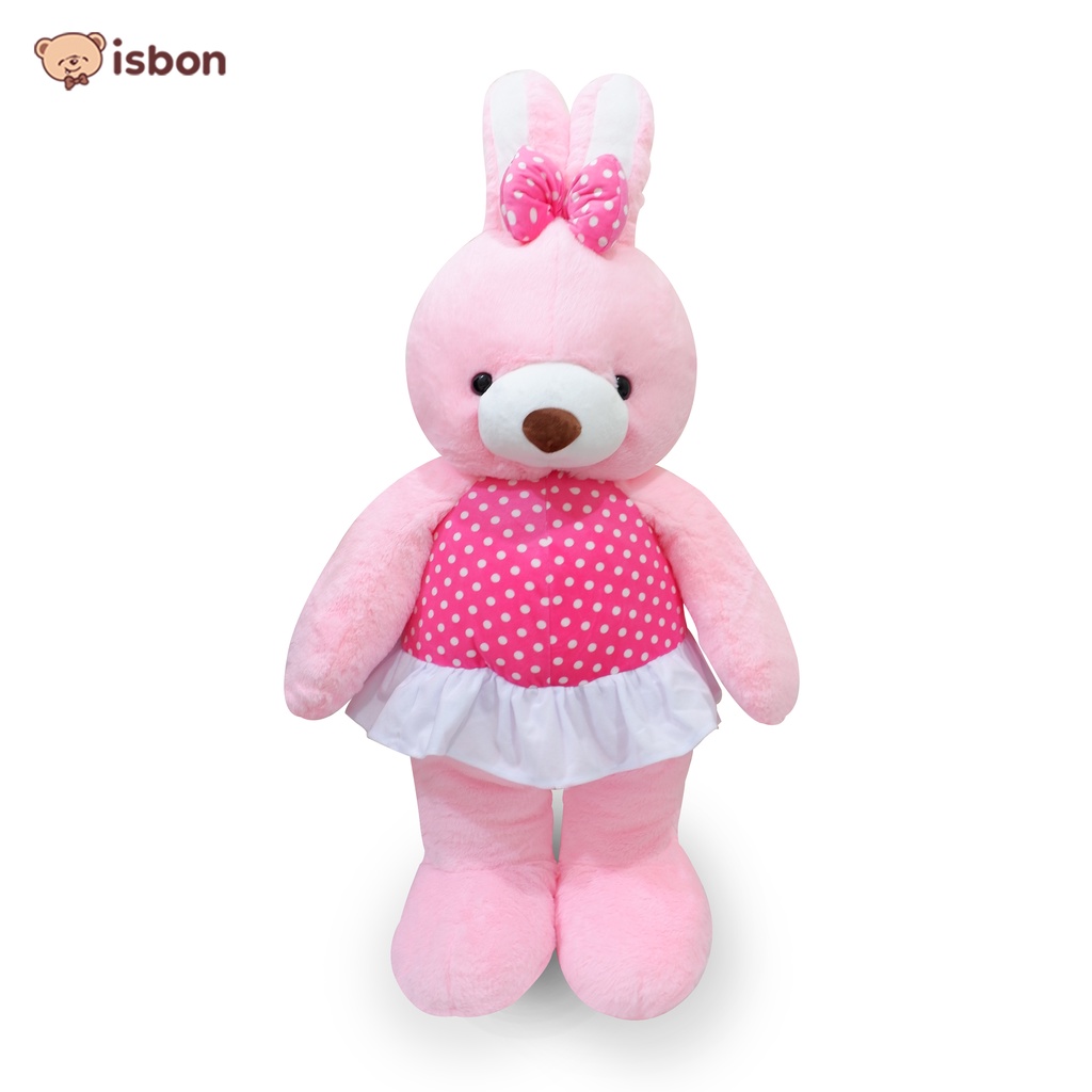 Boneka Kelinci Jumbo Bunny Istana Boneka STD Rabbit Carnival plush pink jelly besar hadiah kado bulu halus jojon