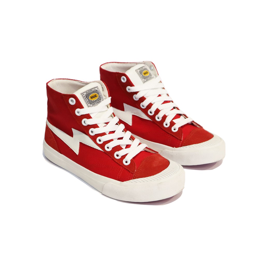 Rage Guerrilla -  Prime High Red - Sepatu Lokal