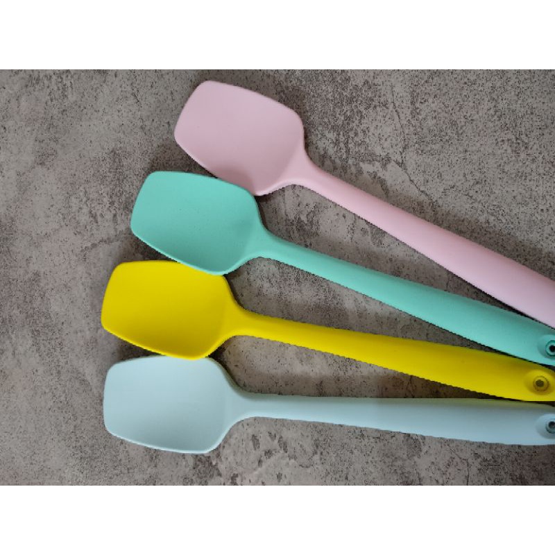 spatula sendok tahan panas warna pastel