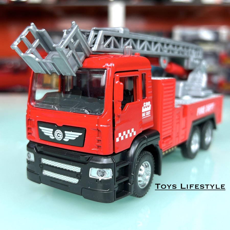 Mobil MiniAuto Diecast Fire Rescue Fire Extinguisher Pemadam 1:50