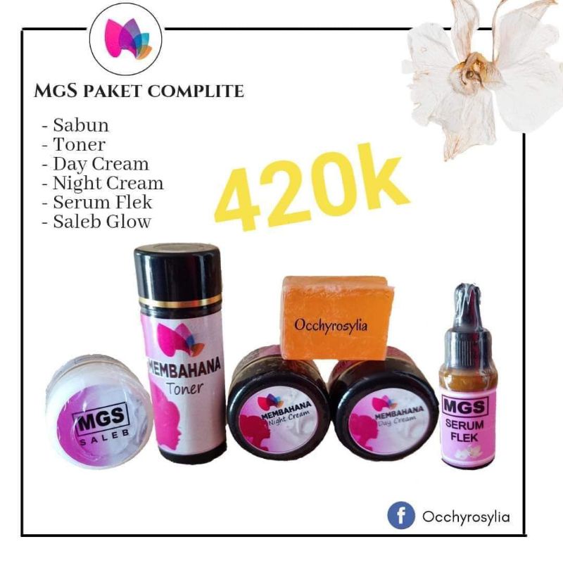 paket skincare MGS lengkap dengan Aloe Vera