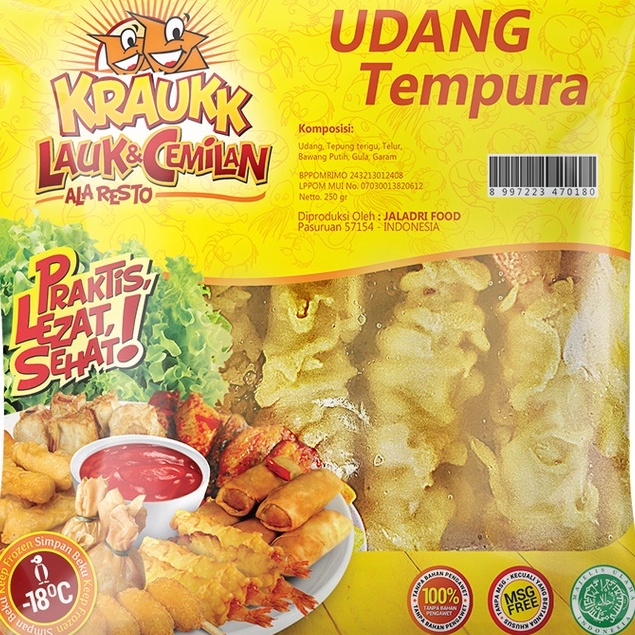 

Frozen Food Kraukk Tempura Udang 250 gr