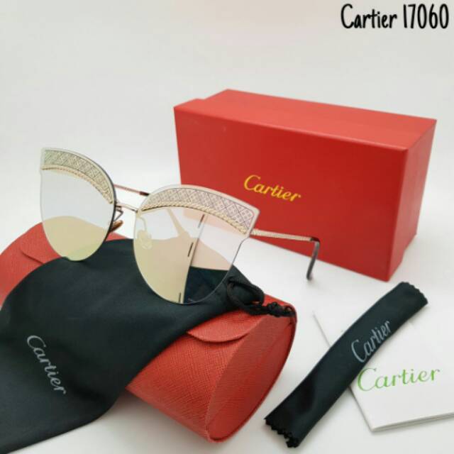 KACAMATA FASHION WANITA SUNGGLASESS CARTIER KUALITAS SUPER
