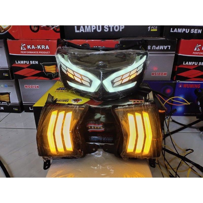 Lampu Stop Nmax Lexus Paket Sen Depan Nmax Komplit