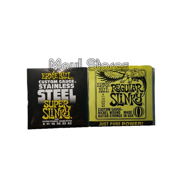 Senar Gitar Elektrik Ernie Ball Super Slinky 0,09