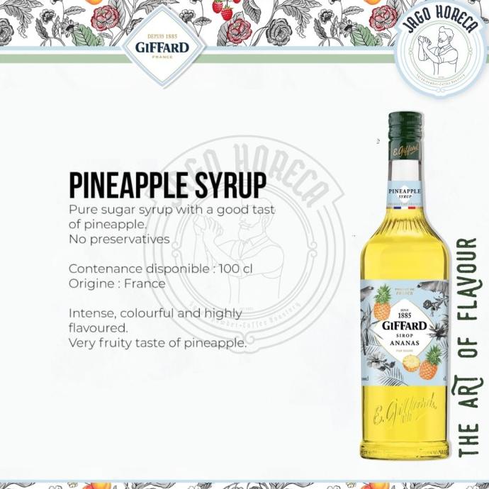 Jual Jual Giffard Pineapple Syrup 1L Shopee Indonesia