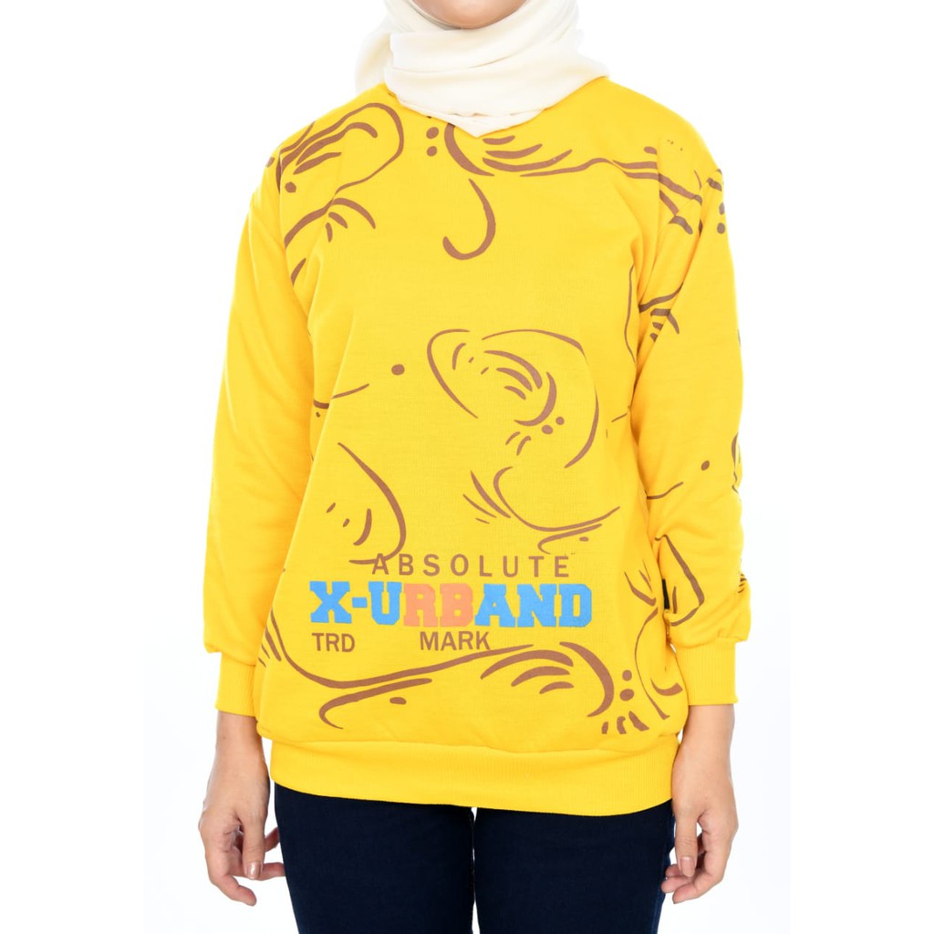 X Urband Sweater Oblong Wanita Syakira Crewneck A147