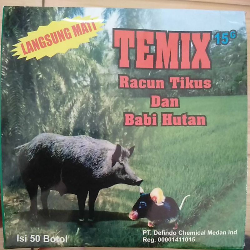 Temix racun tikus dan babi hutan