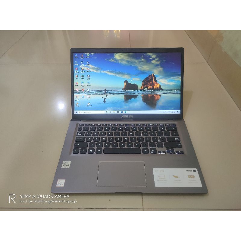 LAPTOP ASUS A416JA CORE I3 GEN 10 RAM 4GB HDD 1TB GARANSI RESMI ASUS