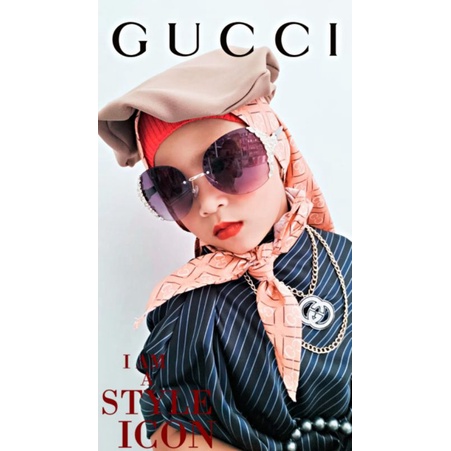 Satu Set Setelan Dress Anak Perempuan Gucci Lengkap Scarf Aksesoris Tas // Dress Viral // Kostum Viral