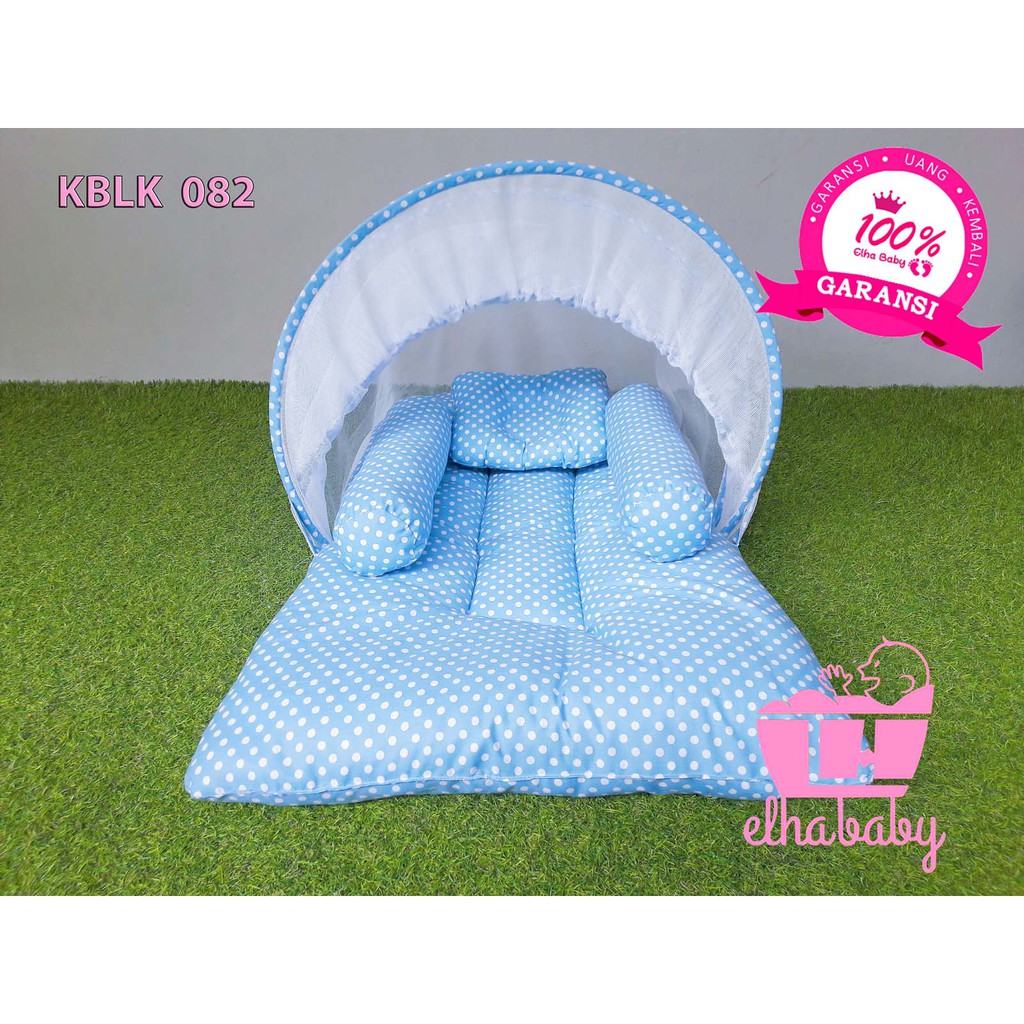 Tempat Tidur Bayi Baru Lahir Kelambu Set Motif Karakter Murah | Perlengkapan / Peralatan Kasur Baby