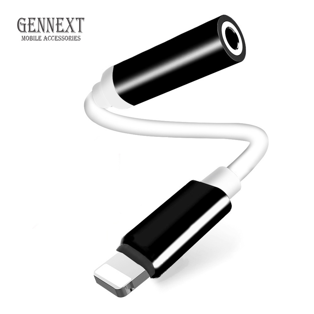 Adapter GENNEXT Lightning + MIC ORI to Jack Audio 3.5mm Converter 3.5 MM