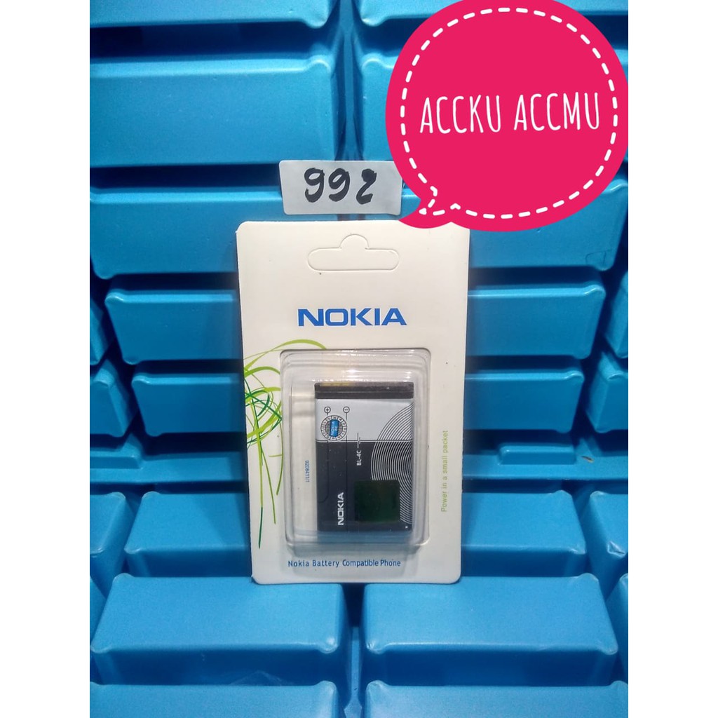 BATRE BATTERY BATERAI NOKIA 6300 2650 5100 6100 6130 6170 7200 BL 4C BL-4C ORI 99%