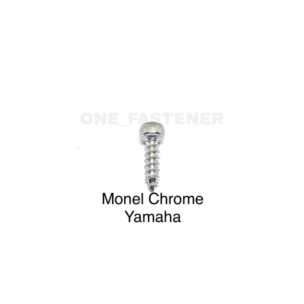 50 Pcs v285 Baut Monel CHROME Sekrup body 5x18 yamaha m5x18 mio L4 cob