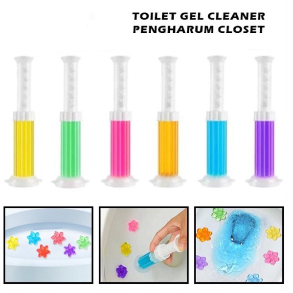 GEL PENGHARUM DAN PEMBERSIH TOILET / SUNTIK GEL PEMBERSIH WC KLOSET